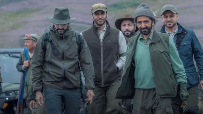 Dubai Ruler, Crown Prince go hunting in Yorkshire countryside