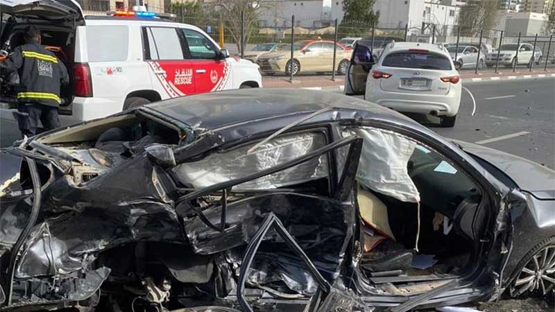 2 killed, 4 injured in Dubai car crash near Crowne Plaza Hotel
