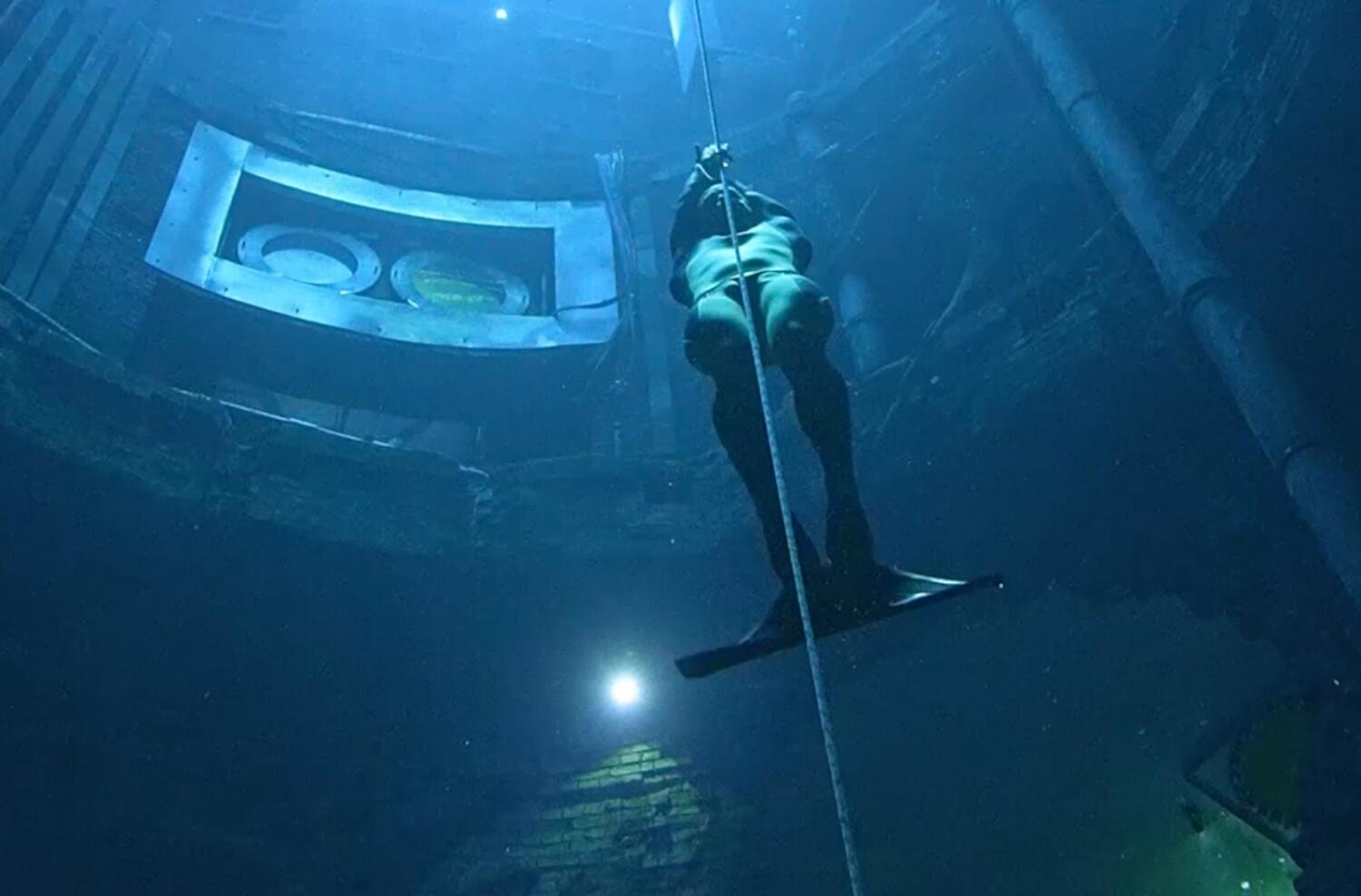 World’s deepest pool in Dubai: Free diving champion breaks record with 57 second dive