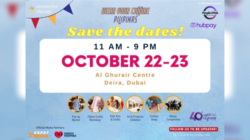 Celebrate Filipino heritage with 'Wear Your Culture Pilipinas' in October