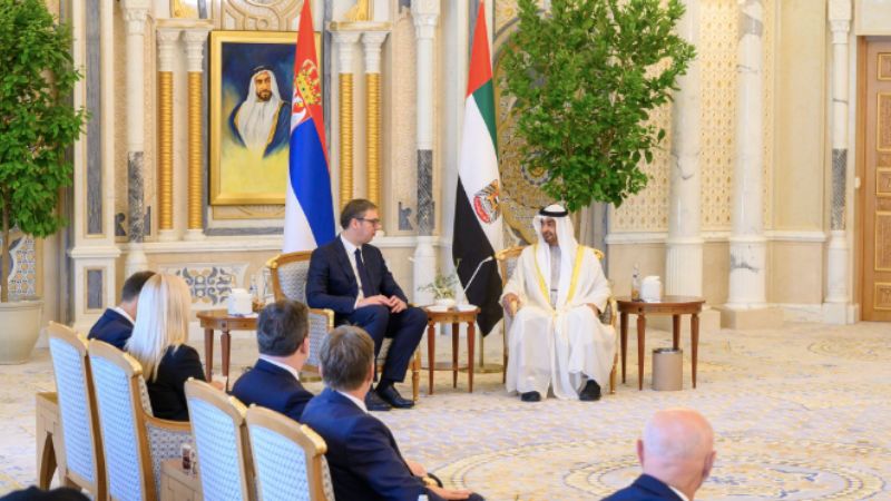UAE President, Serbian President discuss bilateral relations
