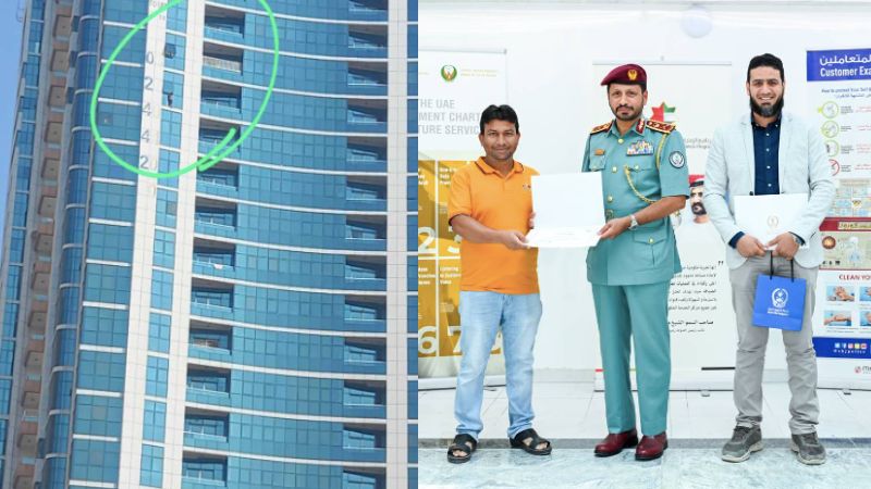UAE: Two residents awarded for saving a young boy dangling from a 13th-floor window