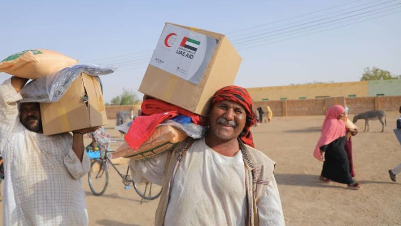 Flood-affected villages in Sudan's Northern State receive aid from UAE