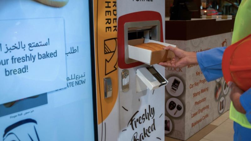 Dubai launches vending machines to give free freshly-baked bread to needy residents