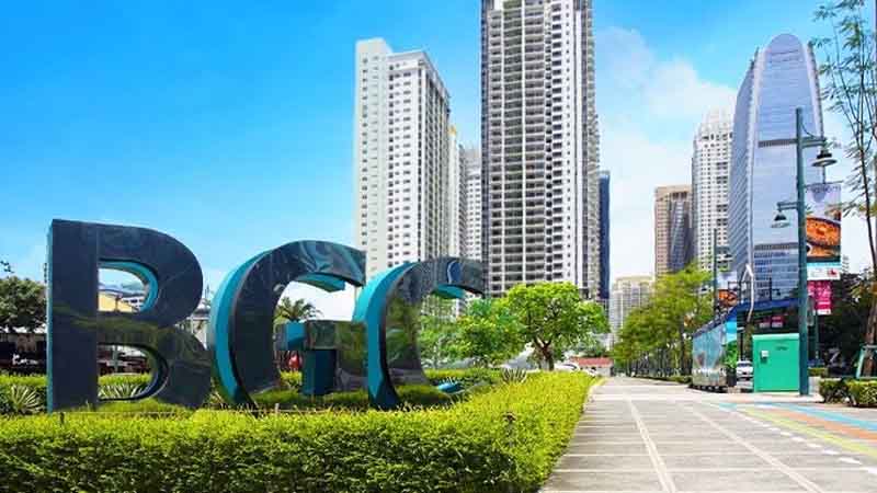Bonifacio Global City in the Philippines.