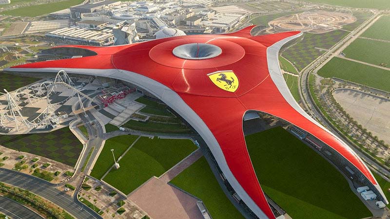 Walk on Roof of Ferrari World Abu Dhabi Starting November 2