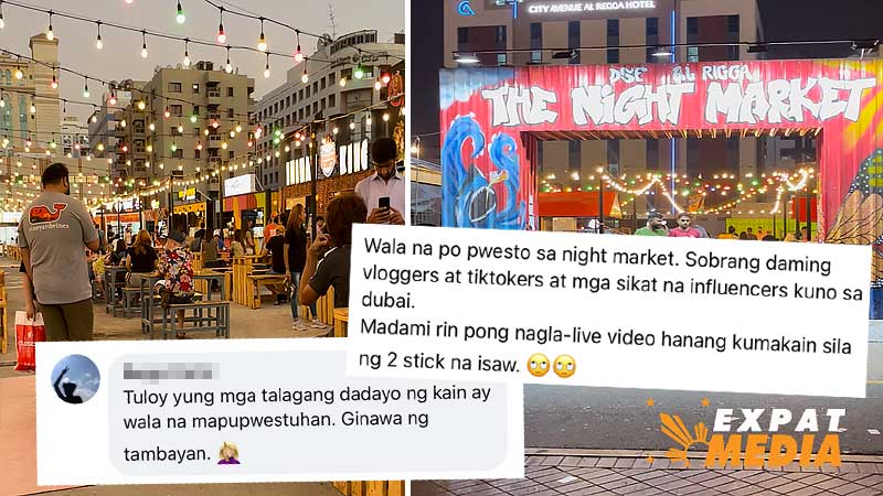 Dubai Night Market Visitors Call Out Influencers for Seating Shortage