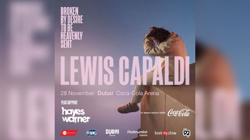 Dubai: Lewis Capaldi goes live in concert at Coca-Cola Arena
