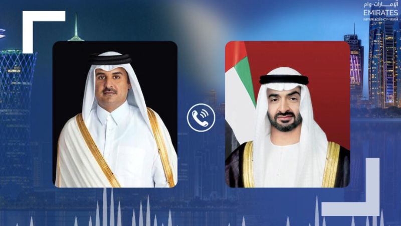 UAE President congratulates Emir of Qatar as FIFA World Cup kicks off
