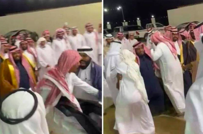 Saudi Arabia: Video of young man assaulting an older man at a wedding goes viral