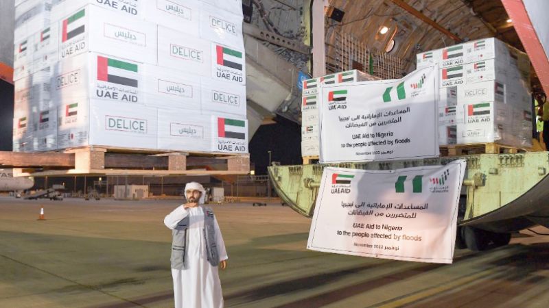 UAE sends out 31 tonnes of aid for flood victims in Nigeria