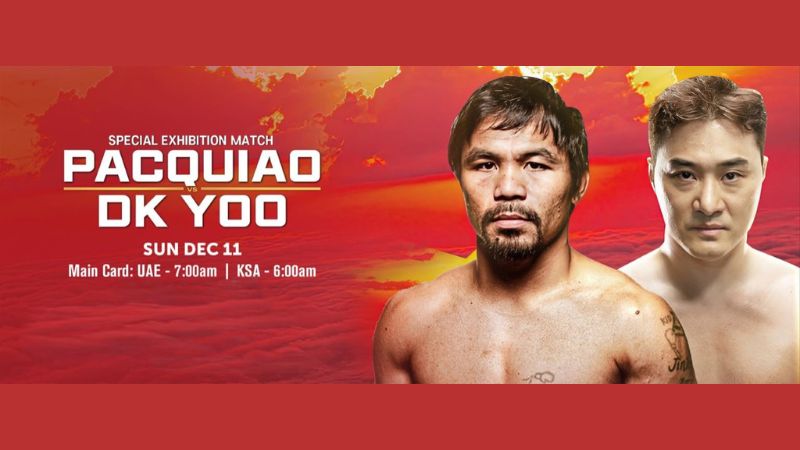 Manny Pacquiao returns to the ring to take on DK Yoo