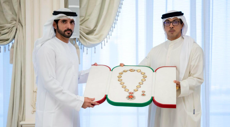 Crown Prince of Dubai awarded for his humanitarian efforts