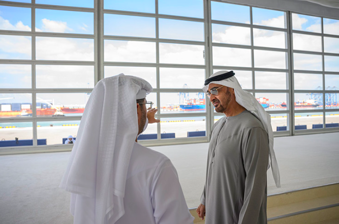 UAE President inaugurates Dh4 billion Khalifa Port expansion to boost export, import operations