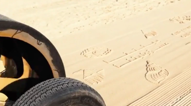 Dubai Municipality prints environmental awareness messages on several beaches