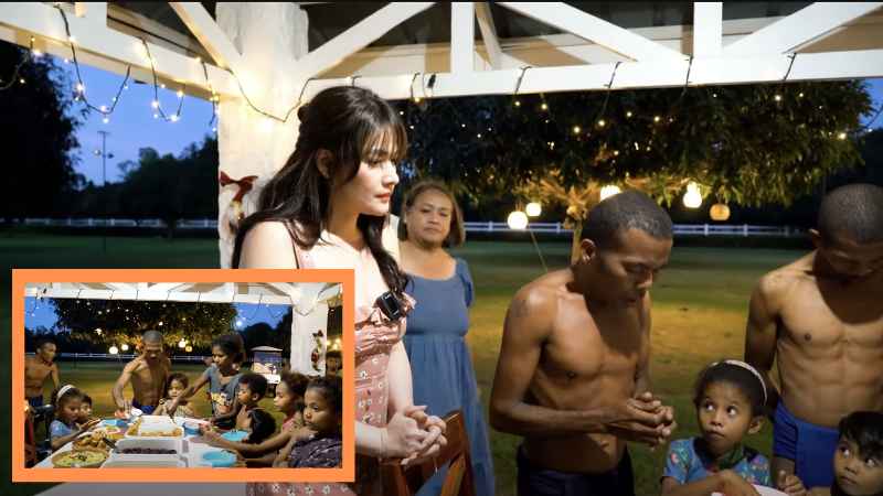 Bea Alonzo invites Aeta neighbors, serves home-cooked meals at her Zambales farm