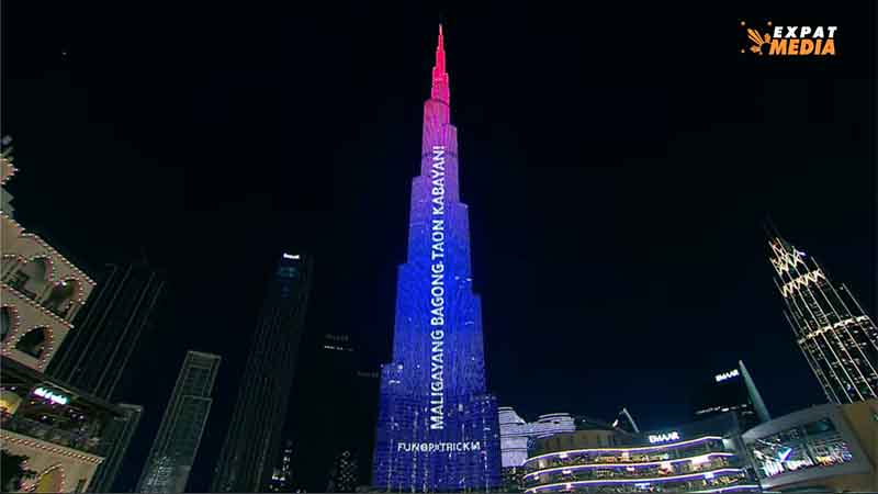 Dubai New Year 2023: Filipinos, Indians get special greeting on Burj Khalifa