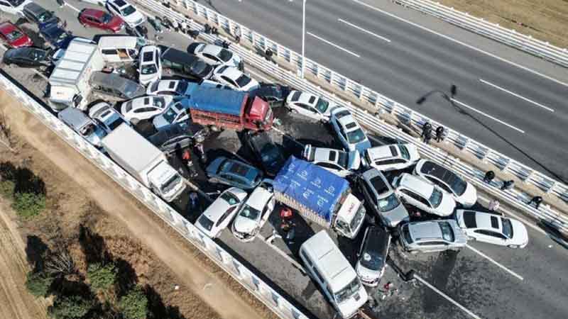 China multi-vehicle crash kills 19, injures 20 at funeral procession