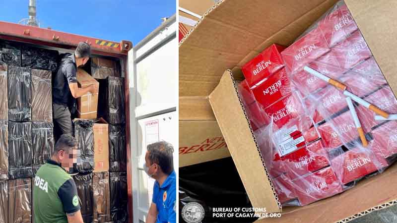 Philippines seizes P160m of smuggled cigarettes declared as ‘personal effects’