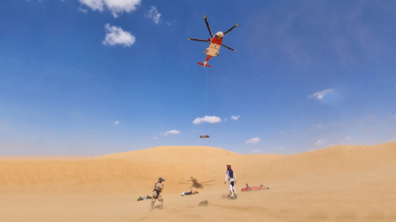 South African injured in Al Ain desert motorcycle accident
