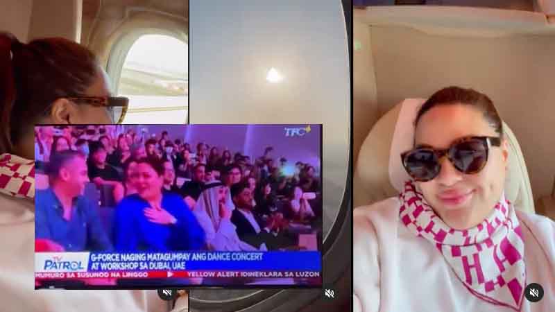 KC Concepcion spotted ‘kissing’ rumoured boyfriend aboard Emirates flight