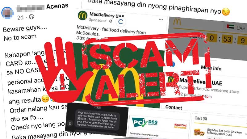 A montage of Facebook posts on the recent scam that victimized a Dubai resident.