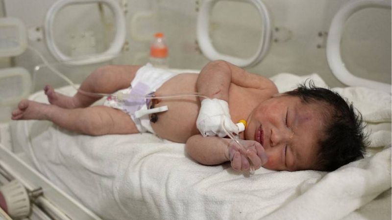 Syria earthquake: Baby born under rubble rescued, sole survivor of her family