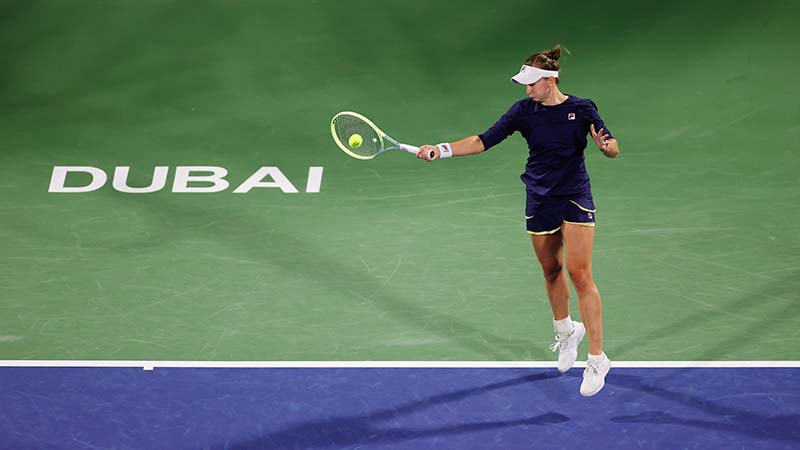 Dubai tennis: Barbora Krejcikova snaps Aryna Sabalenka’s winning streak