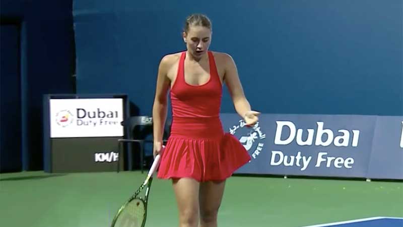 Belinda Bencic exits Dubai Duty Free Tennis Championships