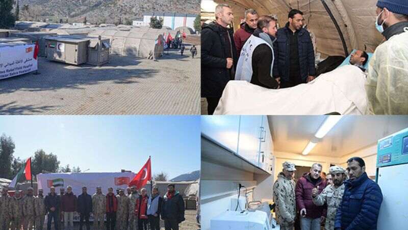 UAE opens largest field hospital in Turkey