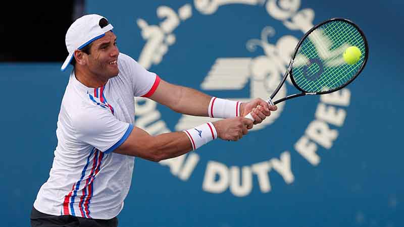 Dubai tennis: Malek Jaziri plays last game of his career