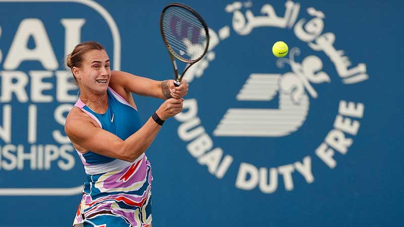 Dubai tennis: Aryna Sabalenka wants to ‘keep moving forward’