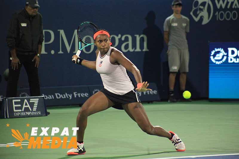 Dubai tennis: Coco Gauff reaches final four
