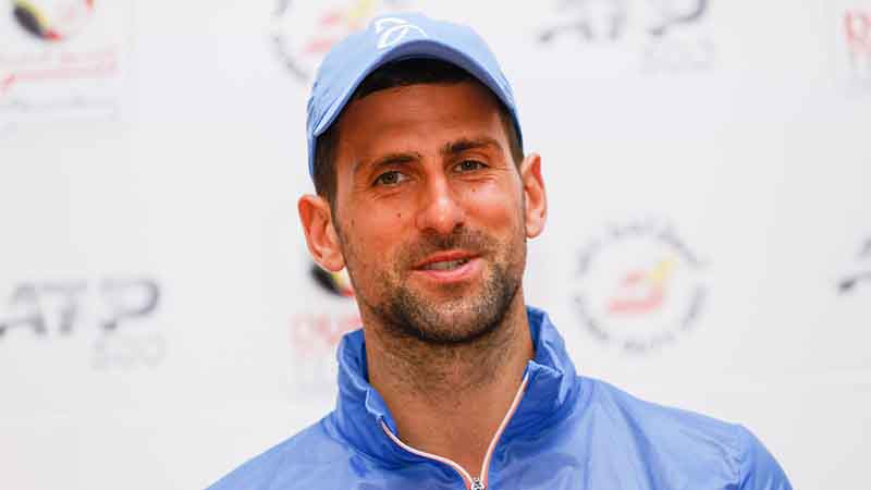 Novak Djokovic chases 6th title at Dubai Duty Free Tennis Stadium