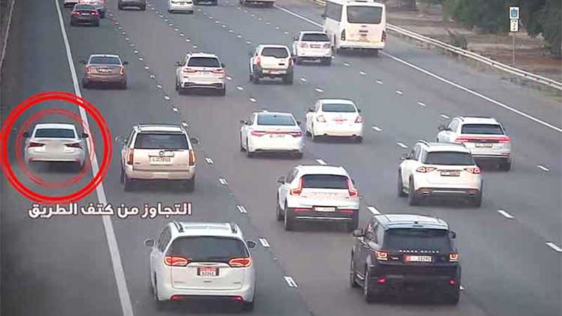 Video: Reckless driver in Abu Dhabi causes ‘traffic mess’ on highway