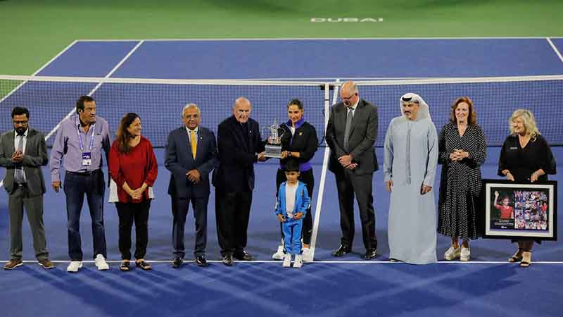 Dubai tennis: Sania Mirza gets special send-off
