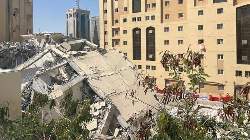 Qatar: 4-storey building collapses, 1 killed as search continues