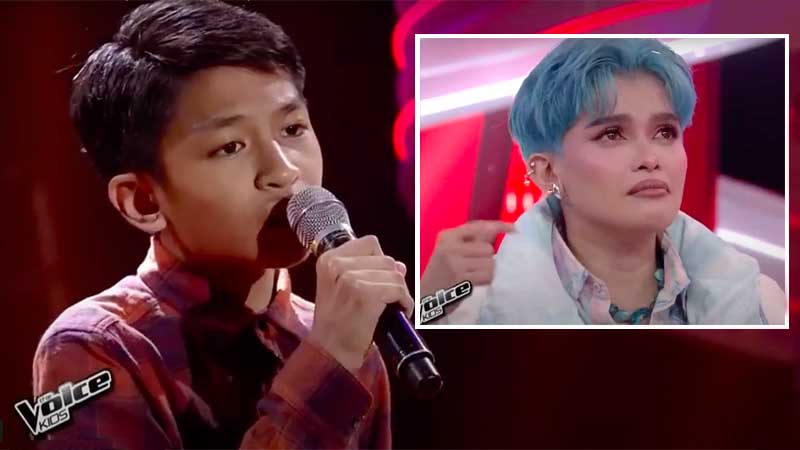 Filipino boy in Dubai makes KZ Tandingan cry in The Voice Kids Philippines