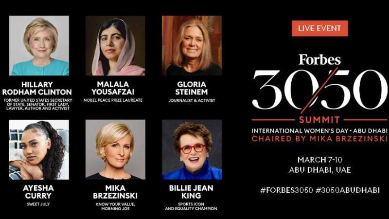 International Women's Day: Abu Dhabi to host the second edition of Forbes 30/50 summit