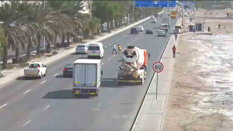 Video: UAE police release footages of jaywalkers hit by cars