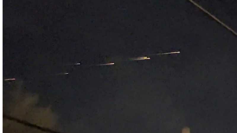 Luminous flying 'space debris' appear in the skies of California