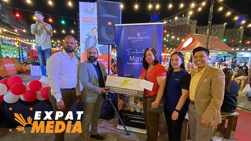Travelwings draw: Filipina in Dubai wins roundtrip ticket to Philippines with meal at Al Rigga Night Market