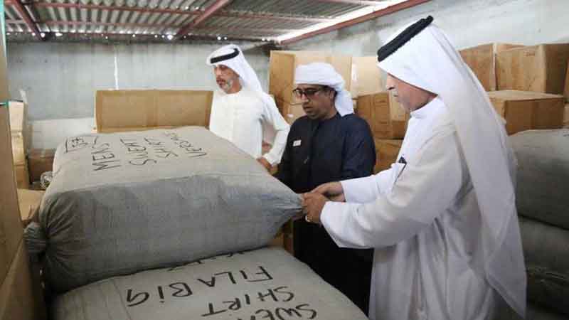 Ras Al Khaimah confiscates 214,000 fake branded clothes