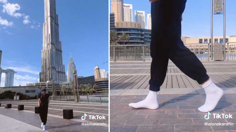 How clean is Dubai? TikToker puts city to the test by walking in white socks