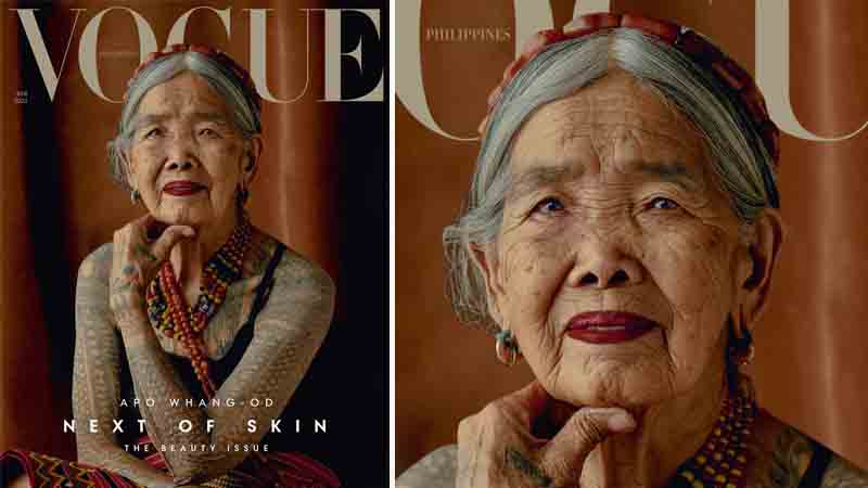 106-year-old tattoo artist from Philippines is Vogue’s oldest cover model