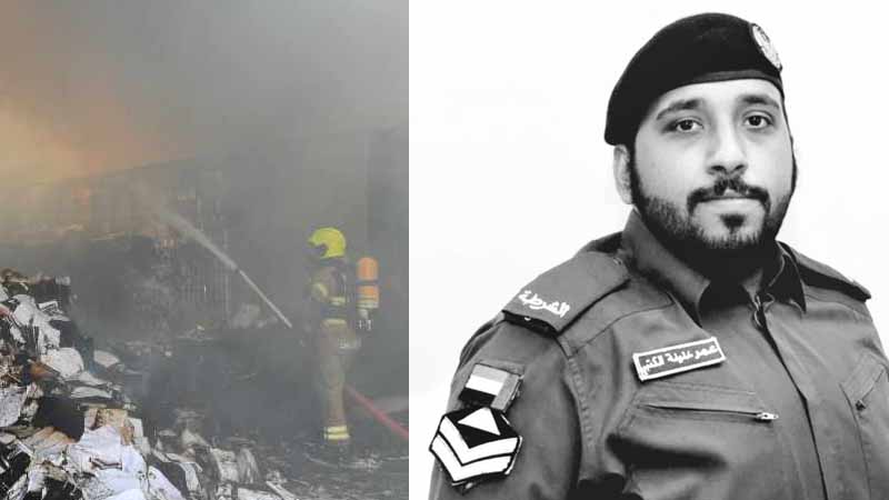 Dubai firefighter dies in Al Awir fire, Sheikh Hamdan pays tribute