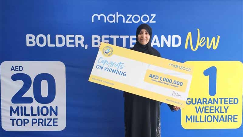 Emirati woman wins Dh1 million in Mahzooz after bagging 3rd prize in January