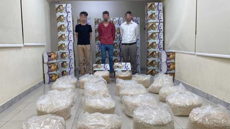 Abu Dhabi: 2.5 million Captagon pills found hidden in fruit boxes, 3 suspects arrested