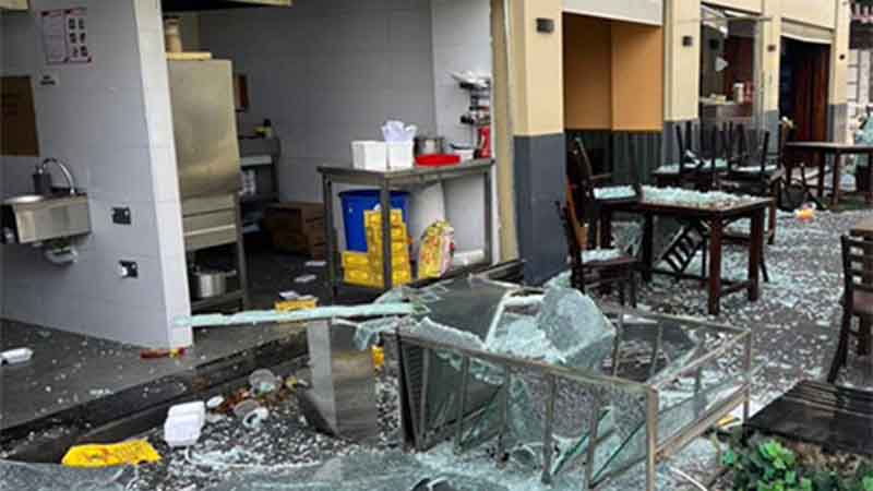 Abu Dhabi restaurant gas pipe explosion injures 2