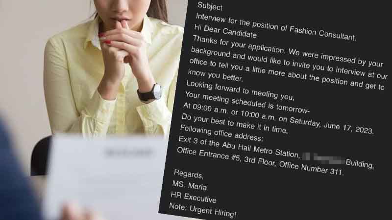 UAE: How to spot a fake job interview